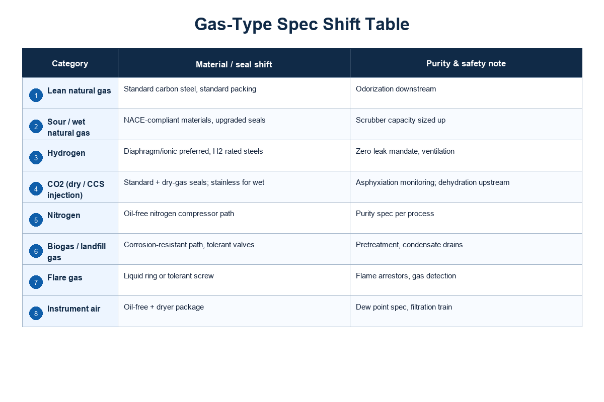 Gas Composition Changes Everything: H2, CO2, N2, Biogas, Sour Gas