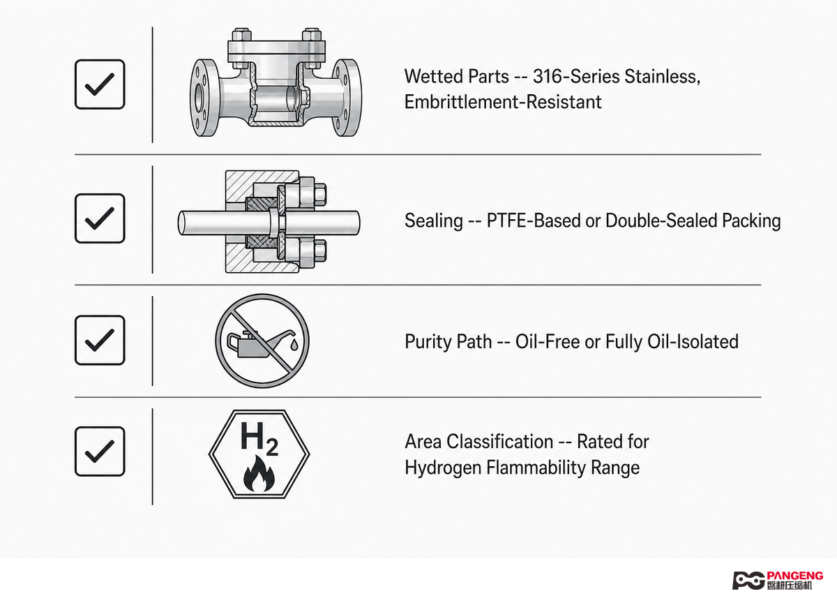 Materials and Safety Standards That Matter for Hydrogen Booster Service — PanGeng