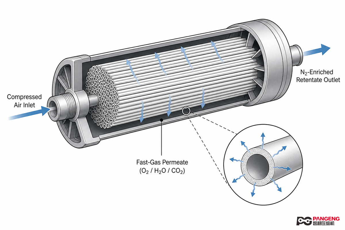 How Membrane Nitrogen Generation Works — PanGeng