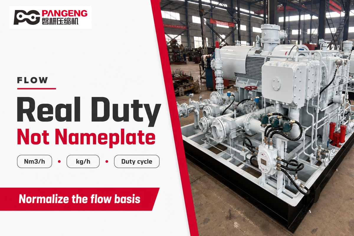 Convert Flow Into a Real Duty, Not Just a Nameplate Number — PGCOMPRESS
