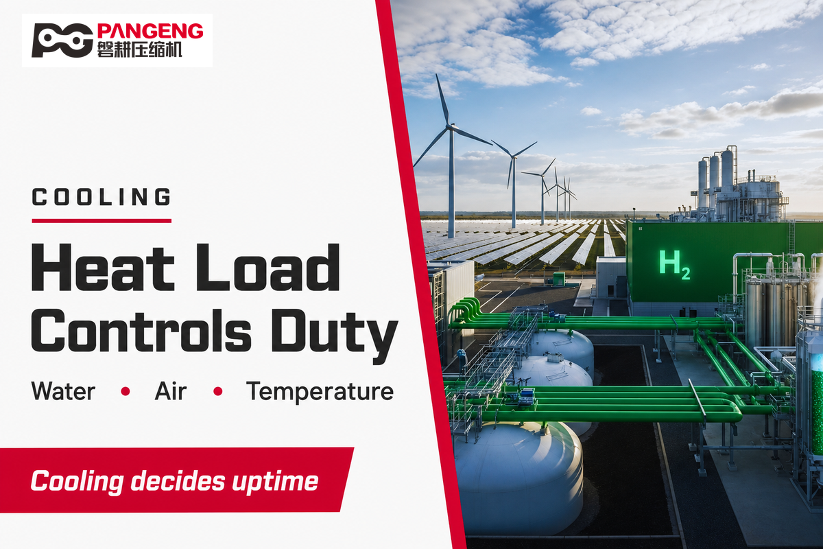 Cooling Decides Whether the Compressor Can Hold the Duty — PGCOMPRESS