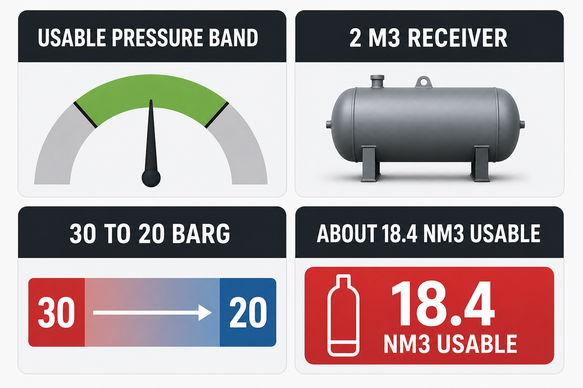 Storage Buffer: How to Decide Between a Larger Compressor and a Receiver — Pangeng