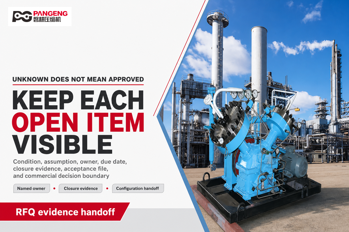 Hydrogen Envelope Open-Item Register keeps assumptions, owners, evidence, and commercial decisions visible