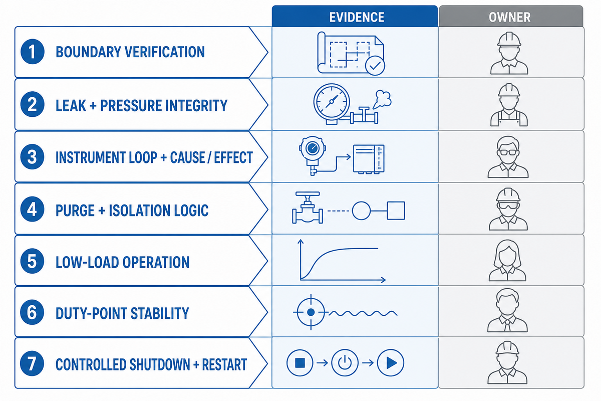 Run the Seven-Test EHC Acceptance Evidence Matrix — PanGeng