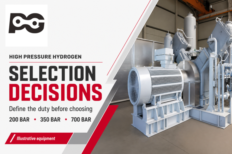 High Pressure Hydrogen Compressor Selection: 200–700 Bar
