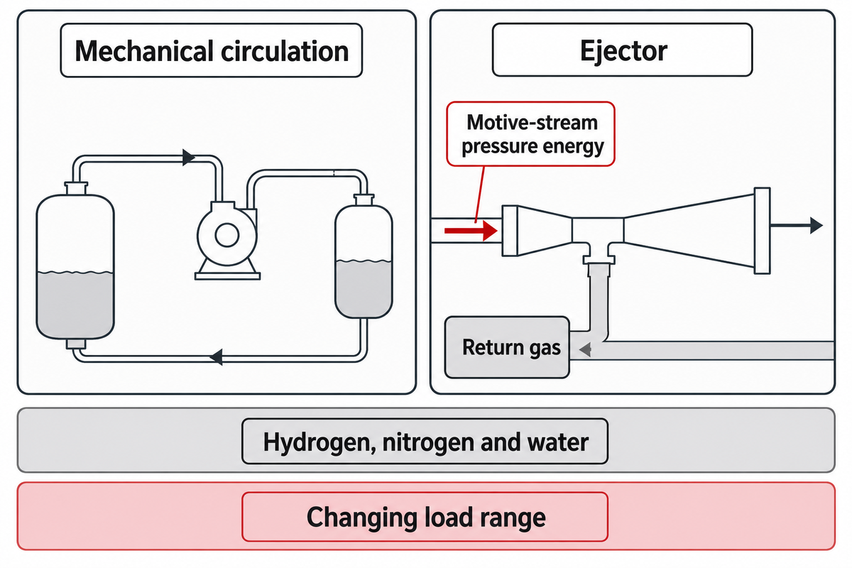 Circulation loops: compressor, blower or ejector? — Pangeng