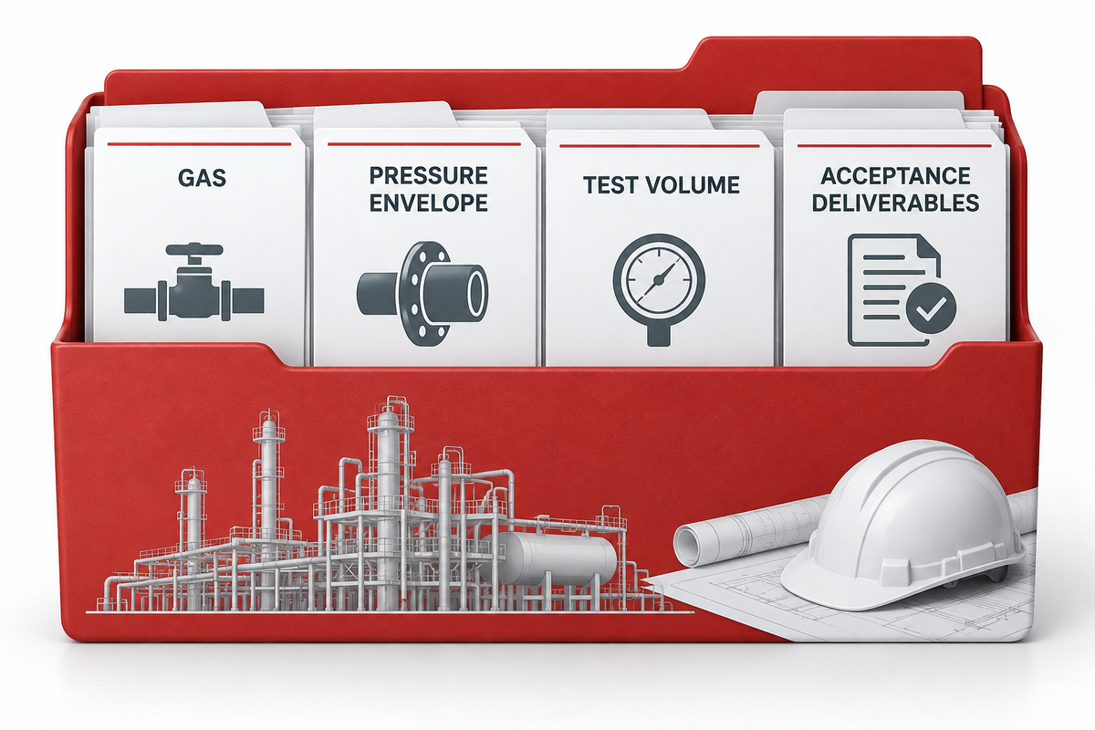 Pressure-test duty package ready for booster selection.