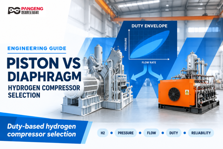 Hydrogen Piston vs Diaphragm Compressor Guide | PanGeng