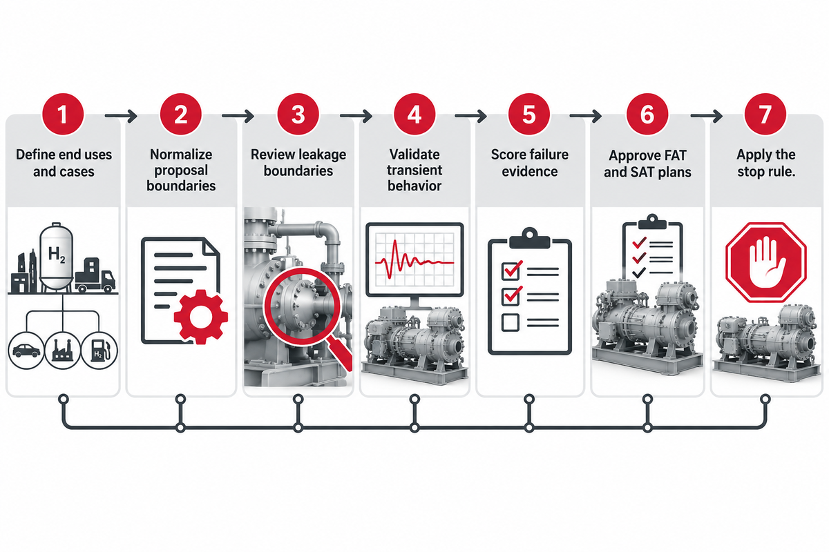 A practical bid-evaluation sequence — PanGeng Compressor