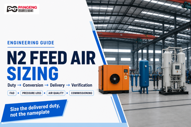 N2 Feed Air Compressor Sizing: 7-Step Guide